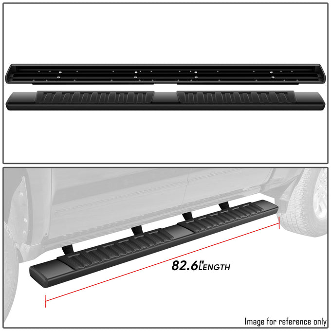 6 in. Wide Side Running Boards <br>07-19 Chevy/GMC Silverado/Sierra 1500-3500HD Crew Cab