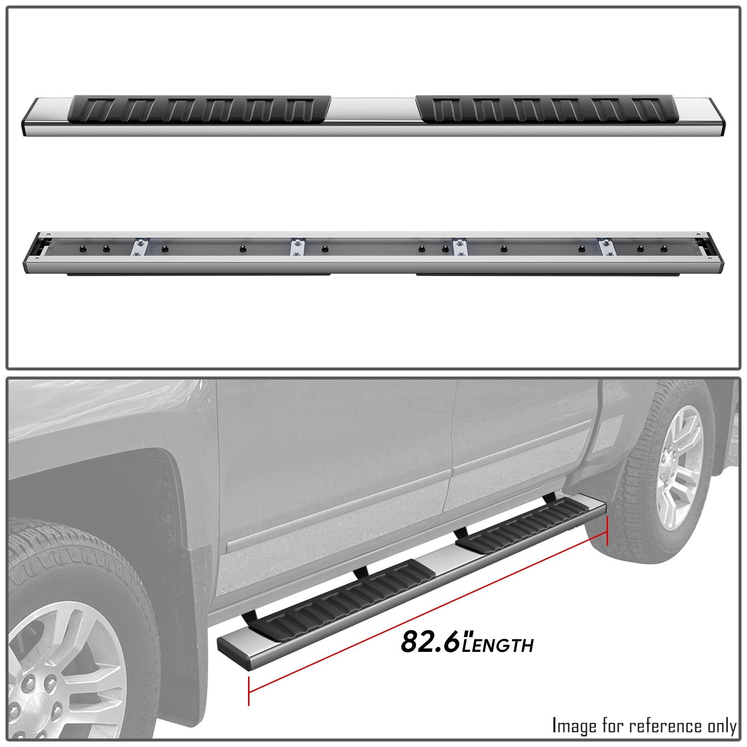 CAAP 6 In. Wide Stainless Steel Running Board07-18 Silverado