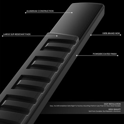 6 in. Wide Side Running Boards <br>19-25 Chevy/GMC Silverado/Sierra 1500-3500HD Standard Cab