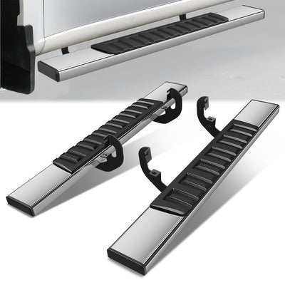 6 in. Wide Flat Board Running Board <br>19-25 Chevy Silverado 1500 WT, 2022 LTD WT
