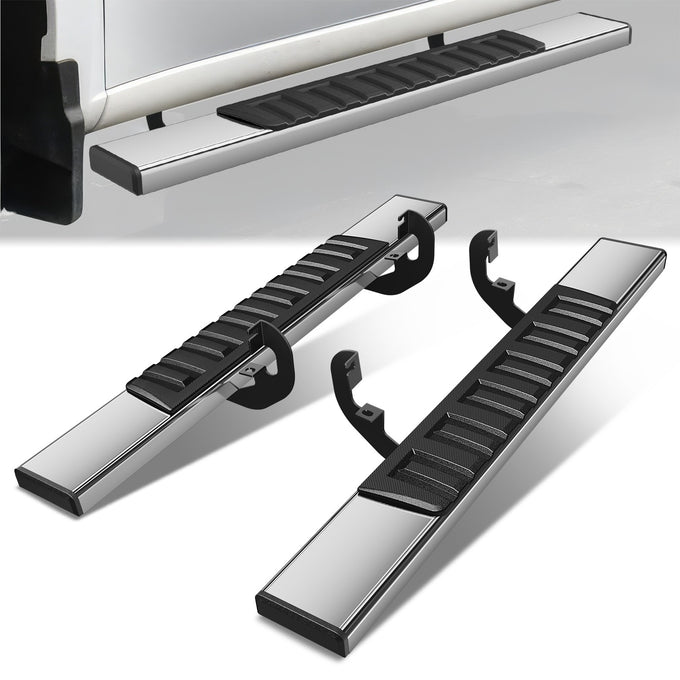 6 in. Wide Flat Board Running Board <br>19-25 Chevy Silverado 1500 WT, 2022 LTD WT