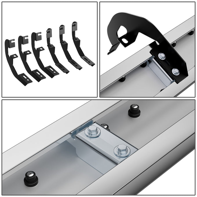6.75 in. Side Step Bar Running Boards <br>19-25 Chevy Silverado / GMC Sierra Extended Cab