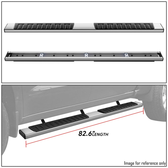 6.75 in. Wide Flat Board Running Board <br>19-25 Silverado, Sierra 1500-3500hd Crew Cab