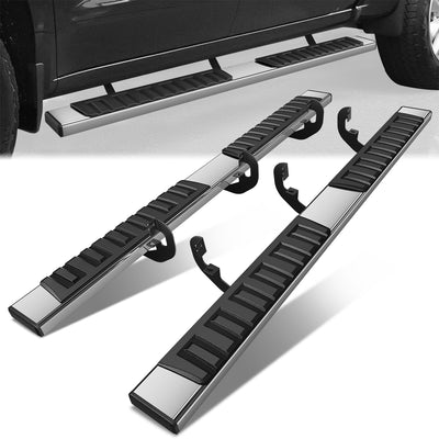 6.75 in. Wide Flat Board Running Board <br>19-25 Silverado, Sierra 1500-3500hd Crew Cab