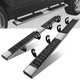 6.75 in. Wide Flat Side Step Nerf Bar Running Boards <br>09-14 Ford F-150 Super Crew Cab