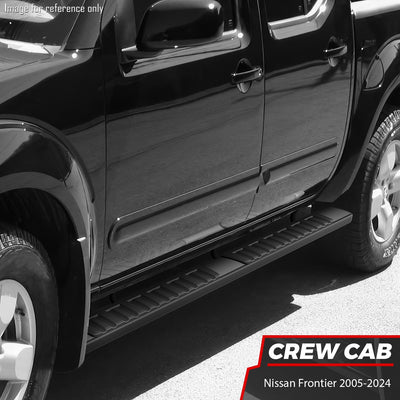 6 in. Wide Side Running Boards <br>05-24 Nissan Frontier Crew Cab