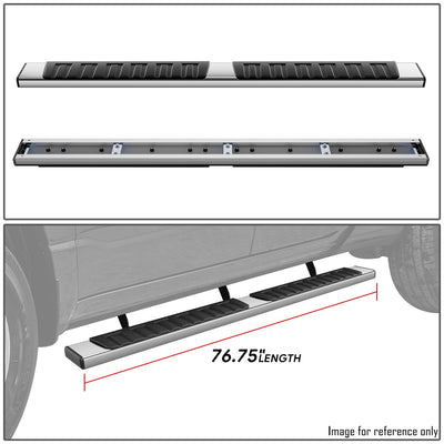 6.75 in. Wide Flat Board Running Board <br>19-24 Ram 1500 Quad Cab