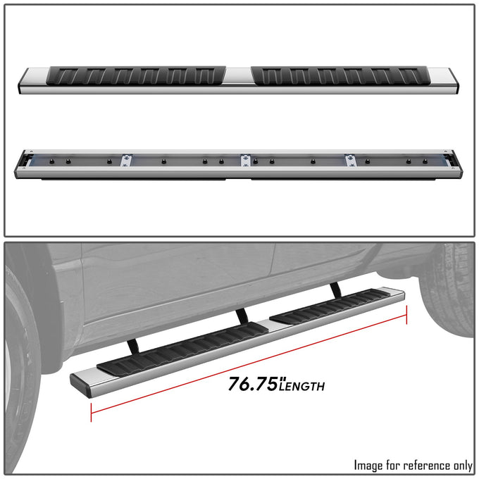 6.75 in. Wide Flat Board Running Board <br>19-24 Ram 1500 Quad Cab