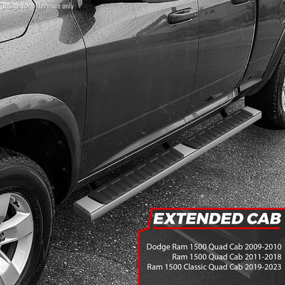 6.75 in. Wide Stainless Steel Running Board <br>09-23 Ram 1500 (Classic) Quad Cab