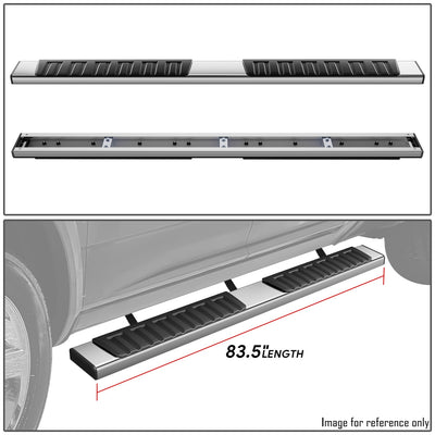 6.75 in. Wide Stainless Steel Running Board <br>2009 Dodge Ram 1500, 10-23 Ram 1500-3500 Crew Cab