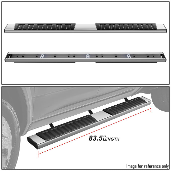 6.75 in. Wide Stainless Steel Running Board <br>2009 Dodge Ram 1500, 10-23 Ram 1500-3500 Crew Cab