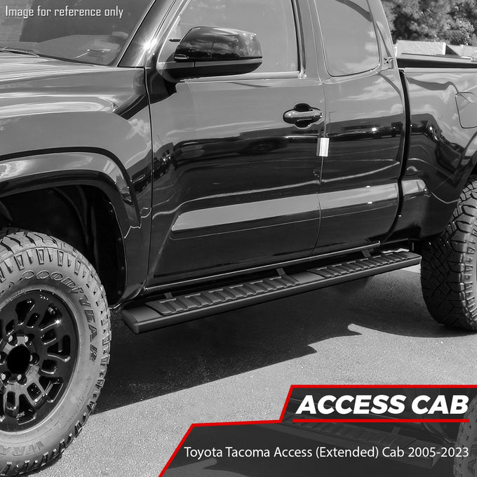 6 in. Wide Side Running Boards <br>05-23 Toyota Tacoma Access Cab