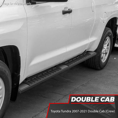 6 in. Wide Side Running Boards <br>07-21 Toyota Tundra Double Cab