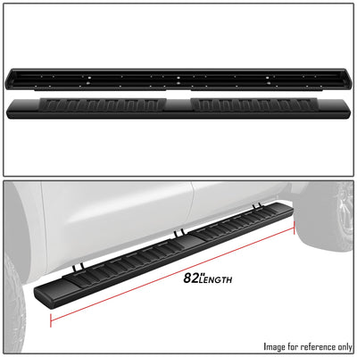 6.75 in. Wide Flat Board Running Boards <br> 07-21 Toyota Tundra Crew Cab