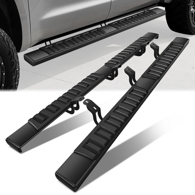 6.75 in. Wide Flat Board Running Boards <br> 07-21 Toyota Tundra Crew Cab