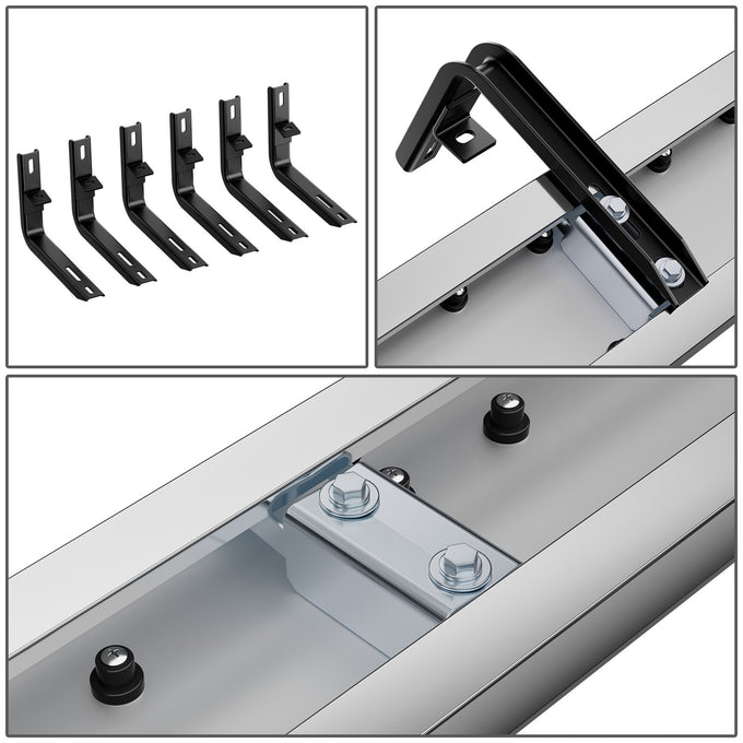 6.75 in. W Stainless Steel Running Boards <br> 15-25 Chevy Colorado/ GMC Canyon Extended Cab