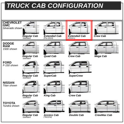 6.75 in. W Stainless Steel Running Boards <br> 15-25 Chevy Colorado/ GMC Canyon Extended Cab