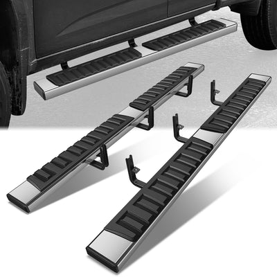6.75 in. W Stainless Steel Running Boards <br> 15-25 Chevy Colorado/ GMC Canyon Extended Cab