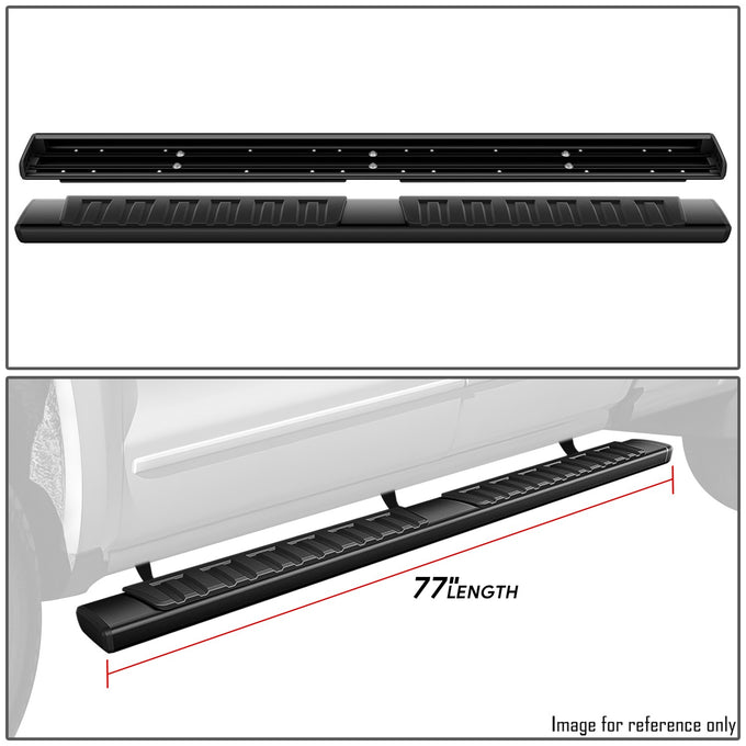 6.75 in. W Step Bar Running Boards <br>07-19 Chevy/GMC Silverado Sierra 1500 2500/3500HD