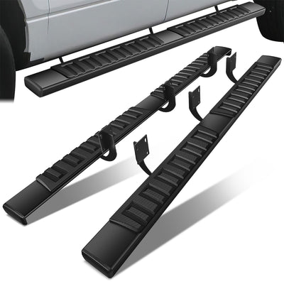 6.75 in. W Step Bar Running Boards <br> 99-16 Ford F-250-F-550 Super Duty Crew Cab