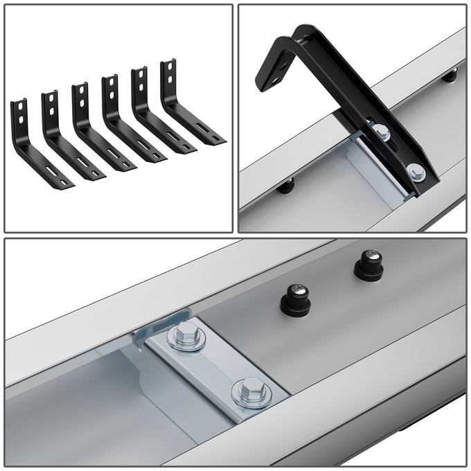 6.75 in. W Step Bar Running Boards <br>05-24 Nissan Frontier Crew Cab
