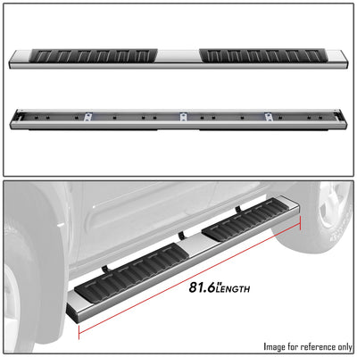 6.75 in. W Step Bar Running Boards <br>05-24 Nissan Frontier Crew Cab