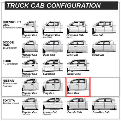 6.75 in. W Step Bar Running Boards <br>05-24 Nissan Frontier Crew Cab