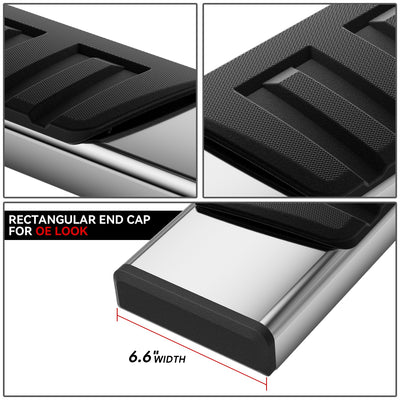 6.75 in. W Step Bar Running Boards <br>06-24 Nissan Titan XD Crew Cab