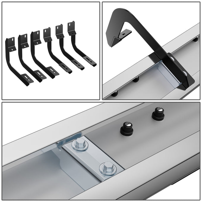 6.75 in. W Step Bar Running Boards <br>06-24 Nissan Titan XD Crew Cab