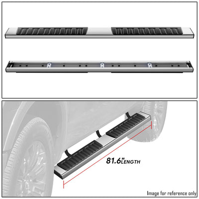 6.75 in. W Step Bar Running Boards <br>06-24 Nissan Titan XD Crew Cab