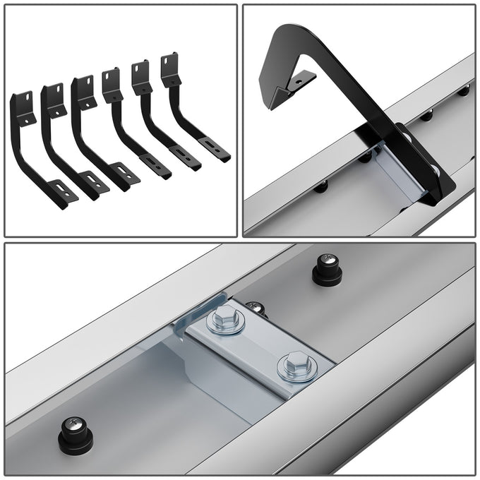 6.75 in. W Stainless Steel Running Boards <br> 04-24 Nissan Titan King Cab