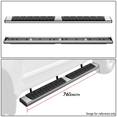 6.75 in. W Stainless Steel Running Boards <br> 04-24 Nissan Titan King Cab