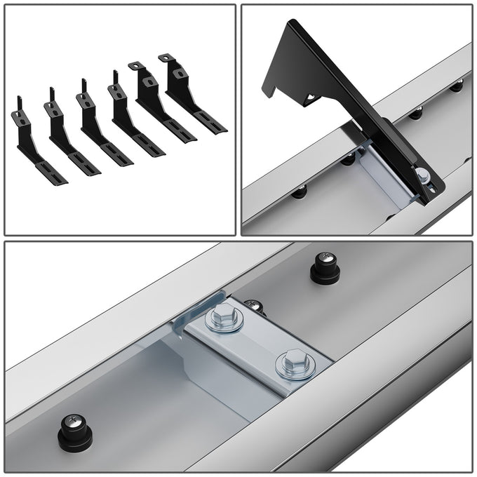 6.75 in. W Stainless Steel Running Boards <br> 05-23 Toyota Tacoma Access Cab