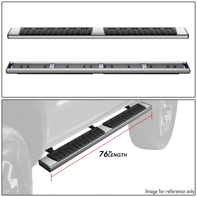 6.75 in. W Stainless Steel Running Boards <br> 05-23 Toyota Tacoma Access Cab
