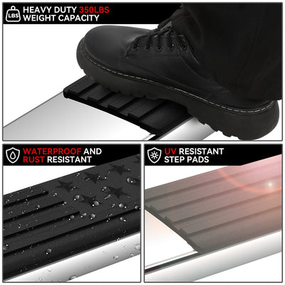 Polished Stainess Steel Running Board <br>10-23 Dodge Ram 1500 2500 3500