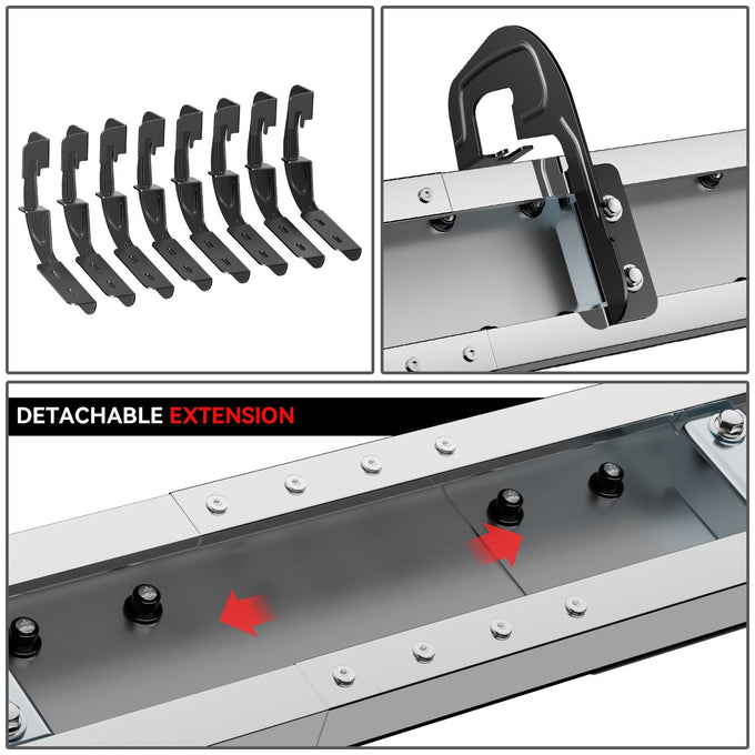 Polished Chrome Step Bar Running Boards <br>07-18 Chevy Silverado GMC Sierra 1500