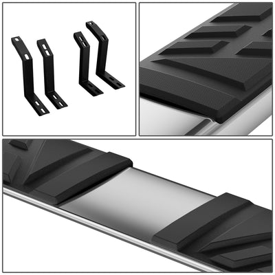 6.5 in. W Flat Step Bar Running Boards <br> 10-24 Toyota 4Runner