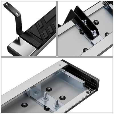 6.5 in. W Flat Step Bar Running Boards <br> 10-24 Toyota 4Runner