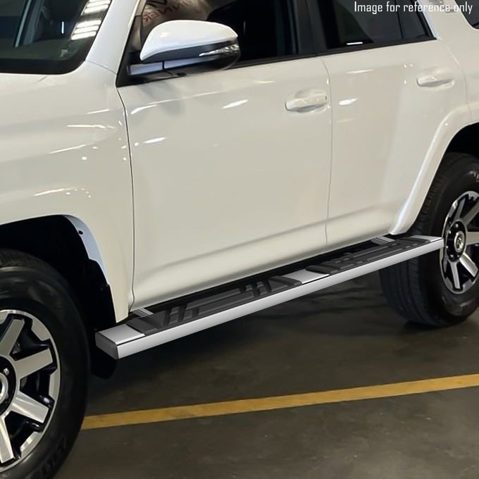 6.5 in. W Flat Step Bar Running Boards <br> 10-24 Toyota 4Runner