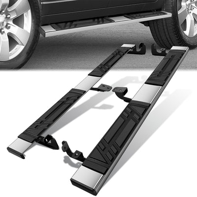 6.5 in. W Flat Step Bar Running Boards <br> 07-17 Chevy Traverse, GMC Acadia, 07-09 Buick Enclave