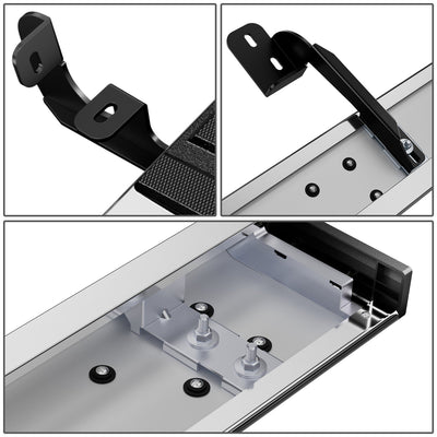 6.5 in. W Flat Step Bar Running Boards <br> 07-17 Chevy Traverse, GMC Acadia, 07-09 Buick Enclave