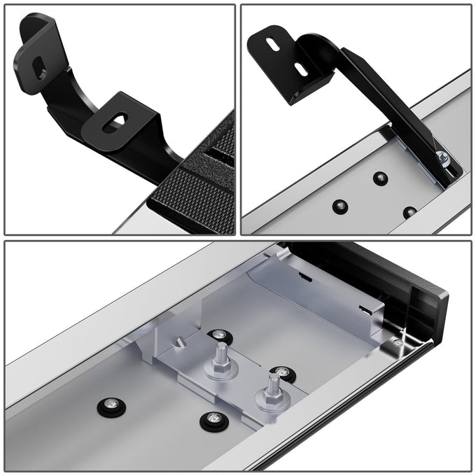 6.5 in. W Flat Step Bar Running Boards <br> 07-17 Chevy Traverse, GMC Acadia, 07-09 Buick Enclave
