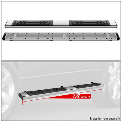 6.5 in. W Flat Step Bar Running Boards <br> 07-17 Chevy Traverse, GMC Acadia, 07-09 Buick Enclave