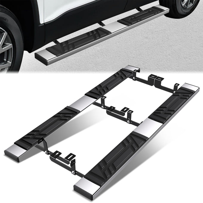 6.5 in. W Flat Step Bar Running Boards <br> 18-23 GMC Acadia