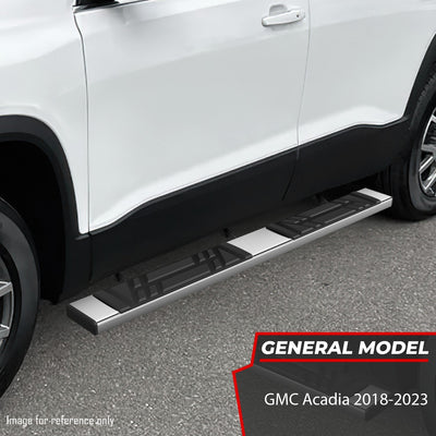 6.5 in. W Flat Step Bar Running Boards <br> 18-23 GMC Acadia