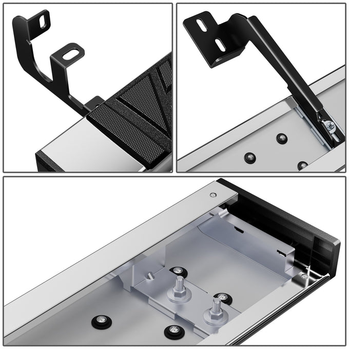6.5 in. W Flat Step Bar Running Boards <br> 10-16 GMC Acadia