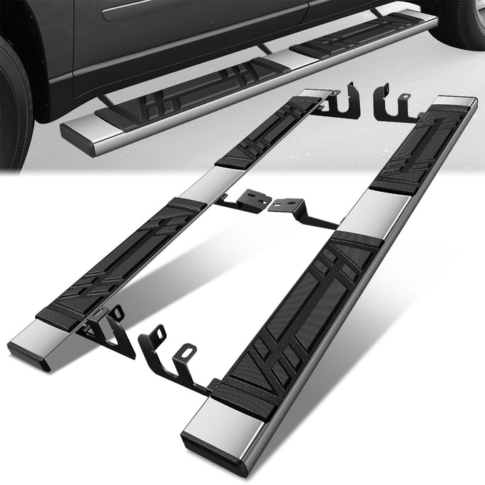 6.5 in. W Flat Step Bar Running Boards <br> 10-16 GMC Acadia