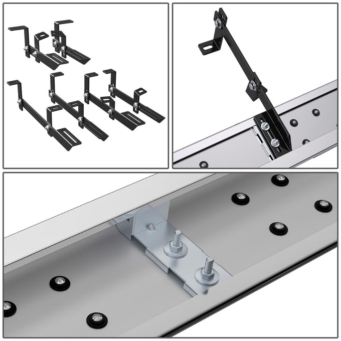 6.5 in. W Flat Step Bar Running Boards <br> 19-24 Subaru Ascent