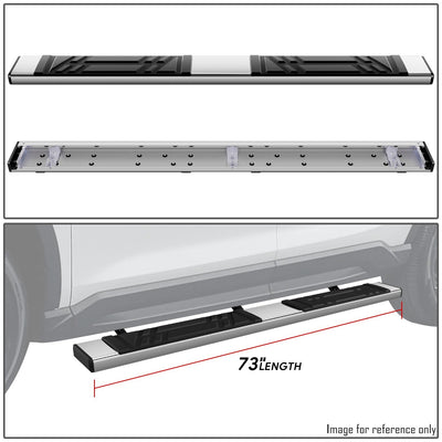 6.5 in. W Flat Step Bar Running Boards <br> 19-24 Subaru Ascent