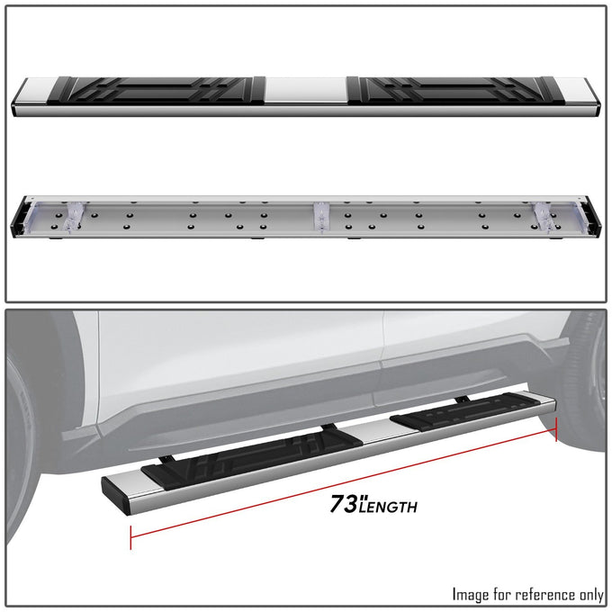 6.5 in. W Flat Step Bar Running Boards <br> 19-24 Subaru Ascent
